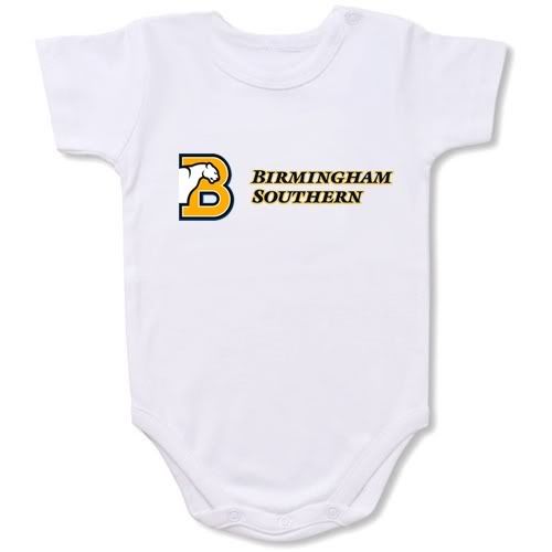 Birmingham-Southern Panthers Baby Bodysuit Creeper #01